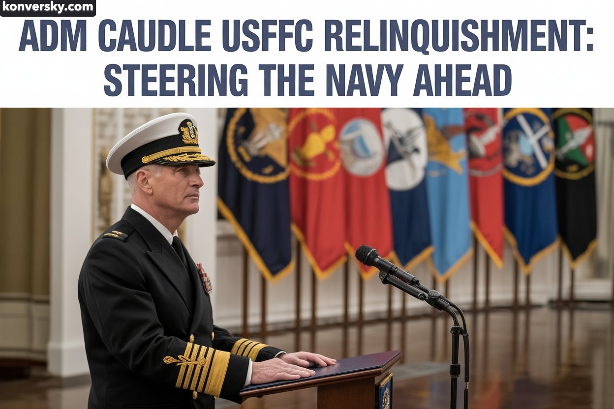 Adm Caudle USFFC Relinquishment