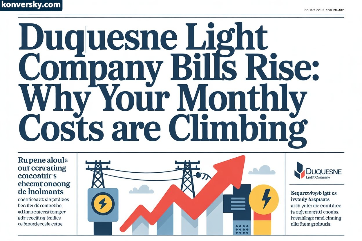 Duquesne light company bills rise