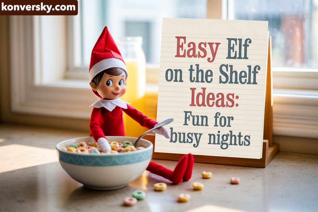Easy Elf on the Shelf Ideas
