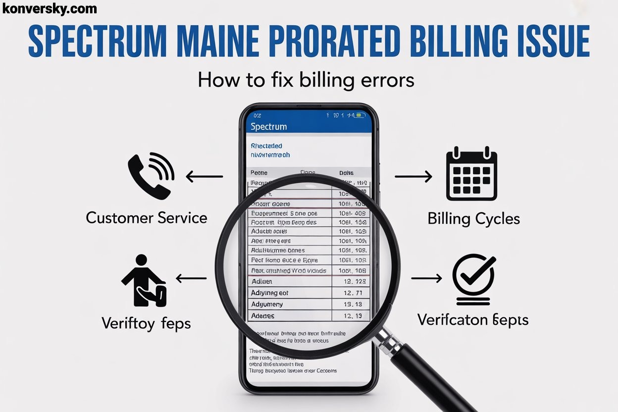 Spectrum maine prorated billing issue