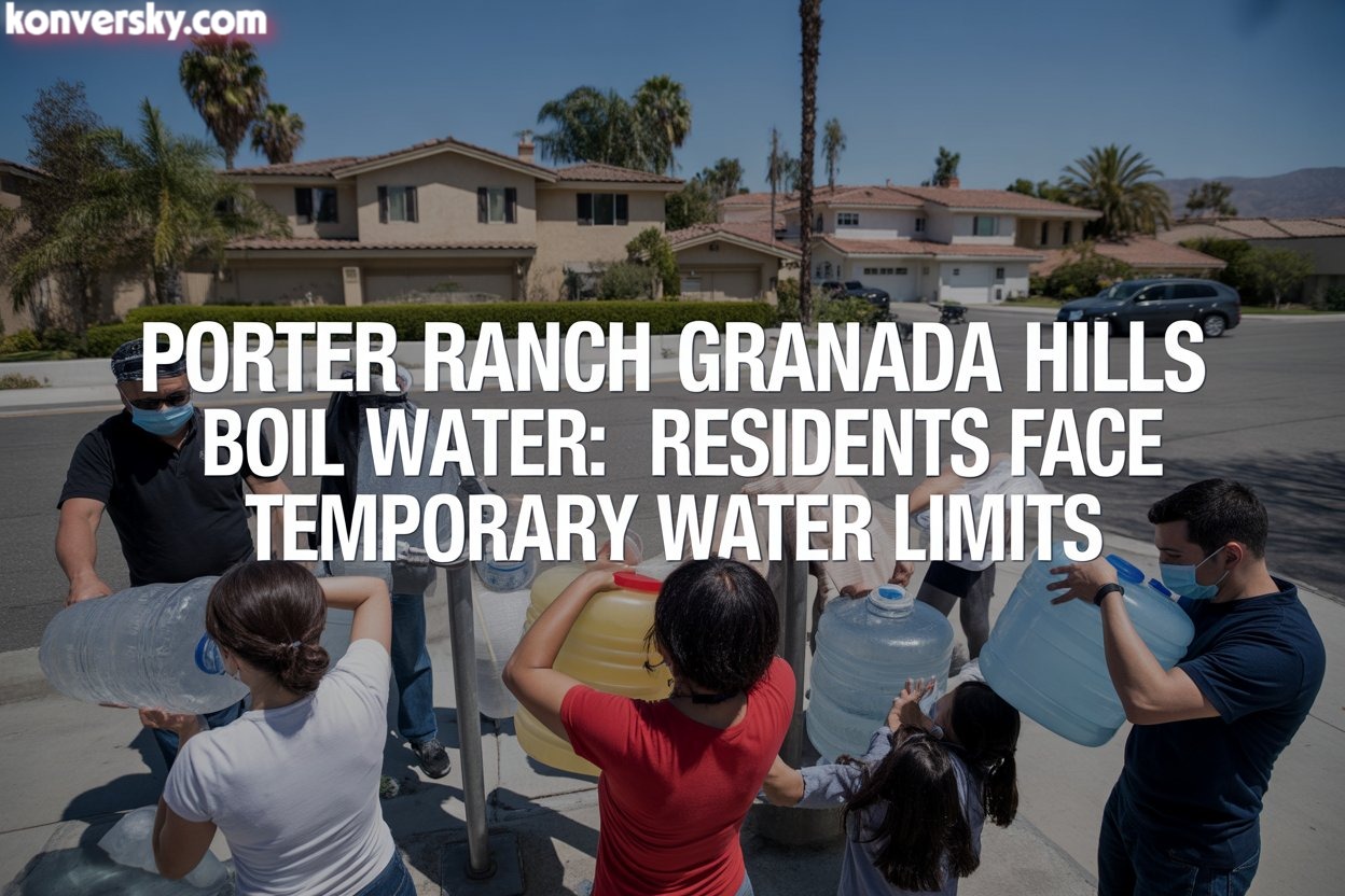 Porter ranch granada hills boil water