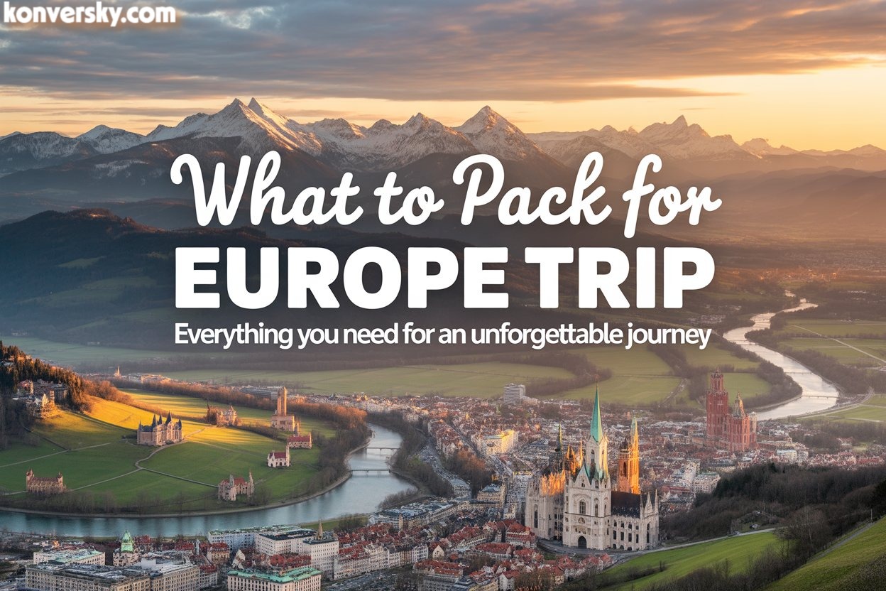 What to pack for Europe trip